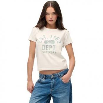 Maglietta Superdry Athletic a maniche corte in tessuto elastico XS