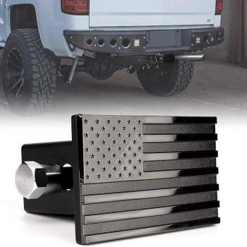 Patriotic Flag Plug Hitch Cover