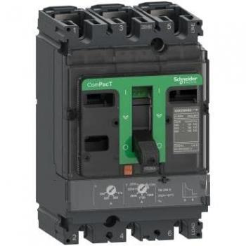 Interruptor automático Schneider Electric ComPacT NSX250N, 3 polos, 200A, 50kA AC