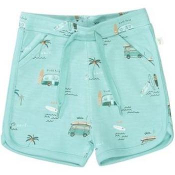Shorts Staccato Blu Acqua a Fantasia