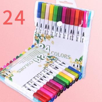 100 Pcs Watercolor Fine Liner Art Markers
