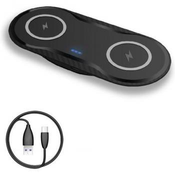 FDGAO 2 in 1 20W Qi Wireless Fast Charger Dock