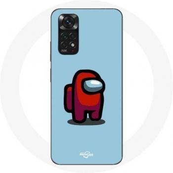 Custodia Xiaomi Redmi Note 11 4G Among Us blu