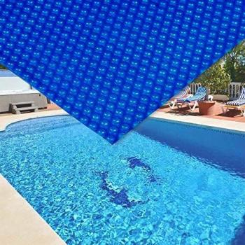 Lona térmica para piscina rectangular 4x6m azul