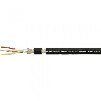 Helukabel 400033 Black Audio Cable 4 x 0.34 mm² Sold by the Metre