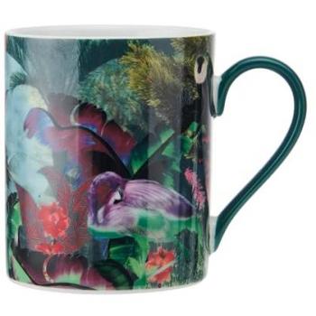 Taza Impresa Mikasa x Sarah Arnett, Diseño de Mono, 350ml, Apta para Lavavajillas