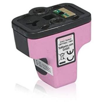 Inkadoo Kompatible HP Druckerpatronen 363 Tintenpatrone Set (light magenta, magenta, schwarz)
