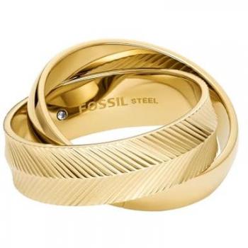 Fossil Harlow 56 Anello in Acciaio