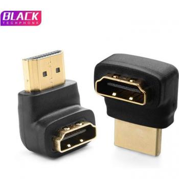 Adaptador HDMI de 90 grados extensión 4K compatible con HDTV y ordenador