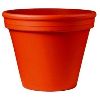 Westerwälder Spang Blumentopf, 30 x 30 x 25 cm, terrakotta