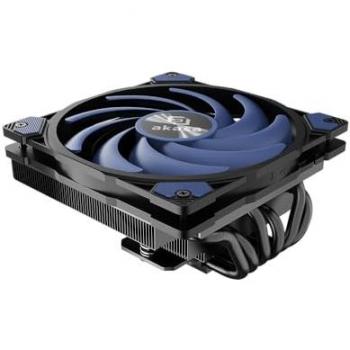 Akasa Dissipatore CPU ALUCIA H6LS M2 12cm Nero e Blu