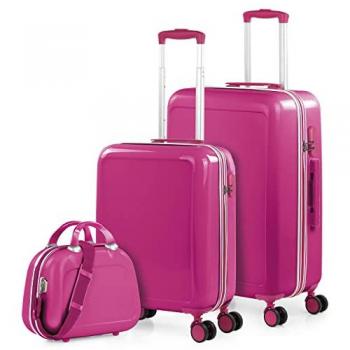 Juego de Maletas ITACA 50/60 CMS Rosa para Mujer