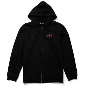 Felpa Salty Crew Double Diamond nero con cappuccio