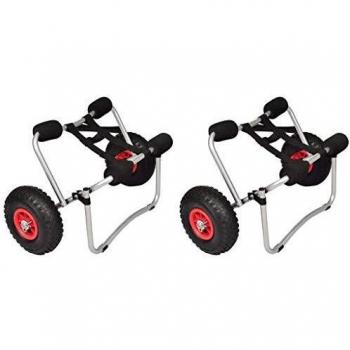 TALKEACH Kayak Trolleys 2 pcs Aluminium