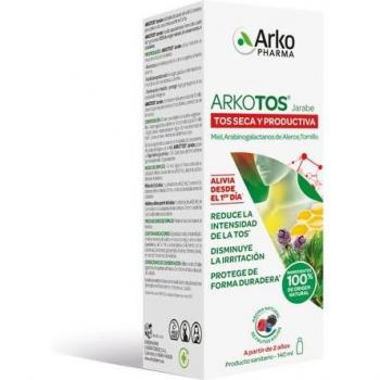 Arkopharma Jarabe para Tos Seca y Productiva - Frutos Rojos 140ml