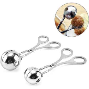 Stainless Steel Meatball Filling Tongs
