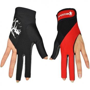 Gants de billard trois doigts anti-sueur universels