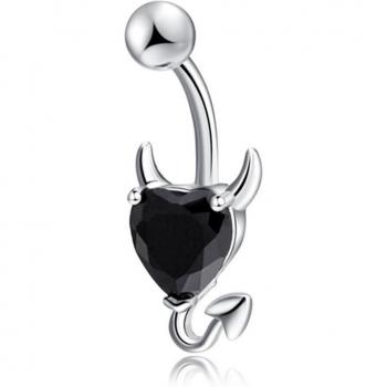 Fashionable Crystal Rhinestone Navel Ring Set