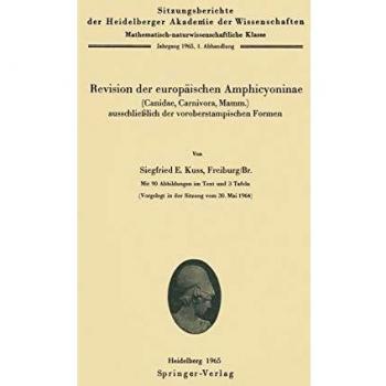 Revision der europischen Amphicyoninae: