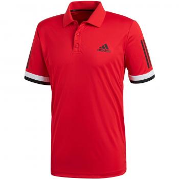 Adidas Clu3Str Polo, Hombre, Rojo