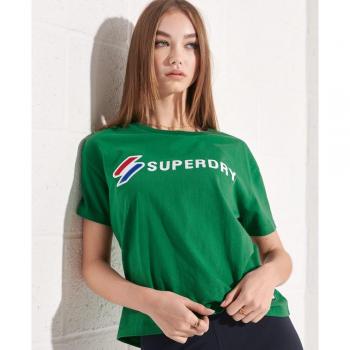 Superdry Maglietta Sportstyle Graphic Boxy Oregon Green S