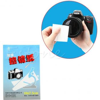 Optics Cleaning Paper Wipes - 50 Sheets