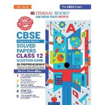 Oswaal CBSE Class 12 Entrepreneurship Question Bank 2023-24 Book