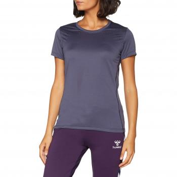 Haut à manches courtes pour femme Odlo Core Light, Odyssey Gray/Placed Print Fw18, taille M