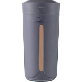 Portable USB Car Essential Oil Humidifier and Mist Diffuser with LED Light - 230ml