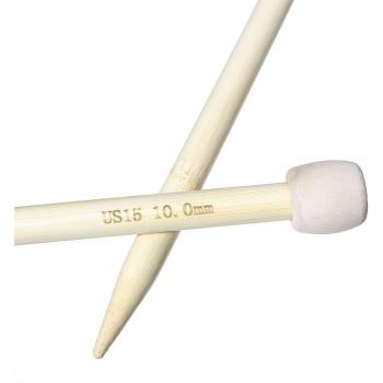 Natural Bamboo Knitting Needles 23cm