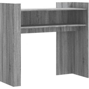 Consolle Accoglienza Design Multistrato Grigio 100x35x90