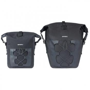Basil Navigator étanche sacoche de vélo, 25-31L, noir