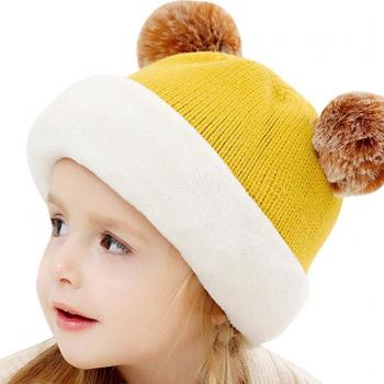 Conjunto de bufanda y gorro de bebé - tejido