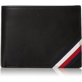 Tommy Hilfiger - Corp Edge Cc Flap And Coin, Carteras Hombre, Negro