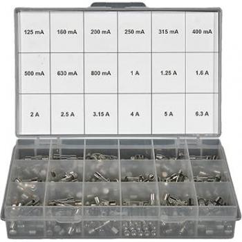 Coffret Eur Ohm 360 Fusibles en Verre – 20 pièces par calibre, temporisateurs 5×20