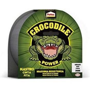 Nastro Cinta Crocodile Grigio 20mt
