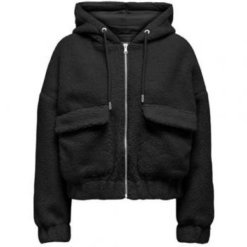 ONLY Kapuzenplüschjacke „Teddy“ – Größe XS