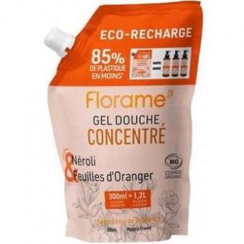 Shower Gel Florame Concentrado Neroli & Orange Leaf Eco Refill 300 ml