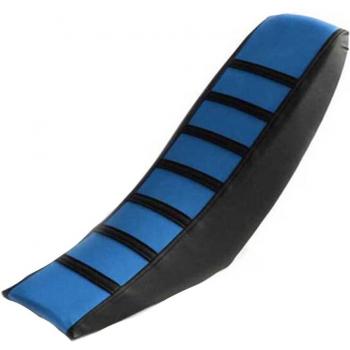 Universal Durable Non-Slip PVC Motorcycle Seat Cover for Off-Road Dirt Bikes - Striped Design for Yamaha