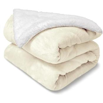 Manta Reversible de Franela y Sherpa