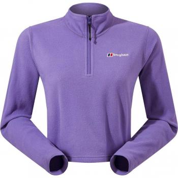 Pile Mezza Cerniera Donna Berghaus URB Prism Crop Viola Large