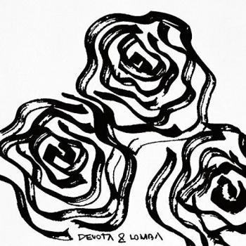 Coordinato Letto Rosas Bianco e Nero