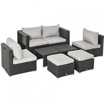 Outsunny 8-Piece Outdoor Wicker Furniture Set
