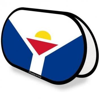 Oval Saint Martin Flag Display Sign 70x120