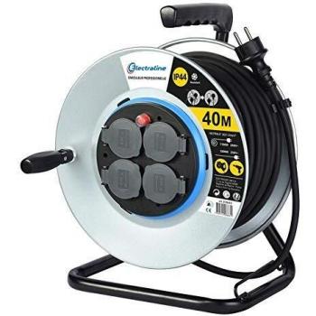 Enrouleur Electraline 40M 4 prises IP44