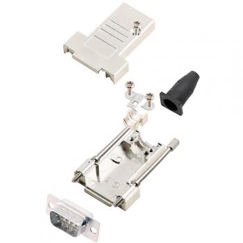 9‑Pin D‑SUB Strip with Solder Bucket (1 pc) – DTSL09-LJSRG-T-DBP-W-K 6355-8040-01
