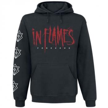 Sweat à capuche In Flames - Foregone Cover - S - 3XL - Homme - noir