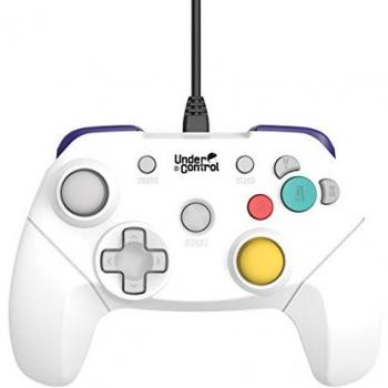 MANETTE GAMECUBE FILAIRE BLANCHE UNDER CONTROL