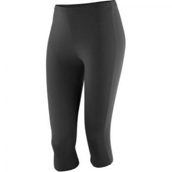 Spiro Women's Capri Sports Tights - Medium Black