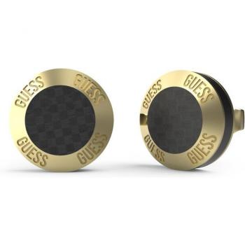Pendientes de hombre Guess Racer tag de acero dorado